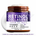Crème hydratante de jour et de nuit au collagène, rétinol, Niacinamide.
